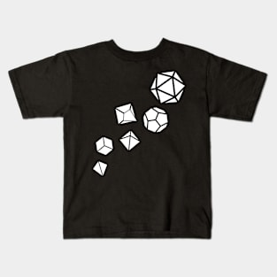 Polyhedral Dice Set of the Game Master Tabletop RPG Kids T-Shirt